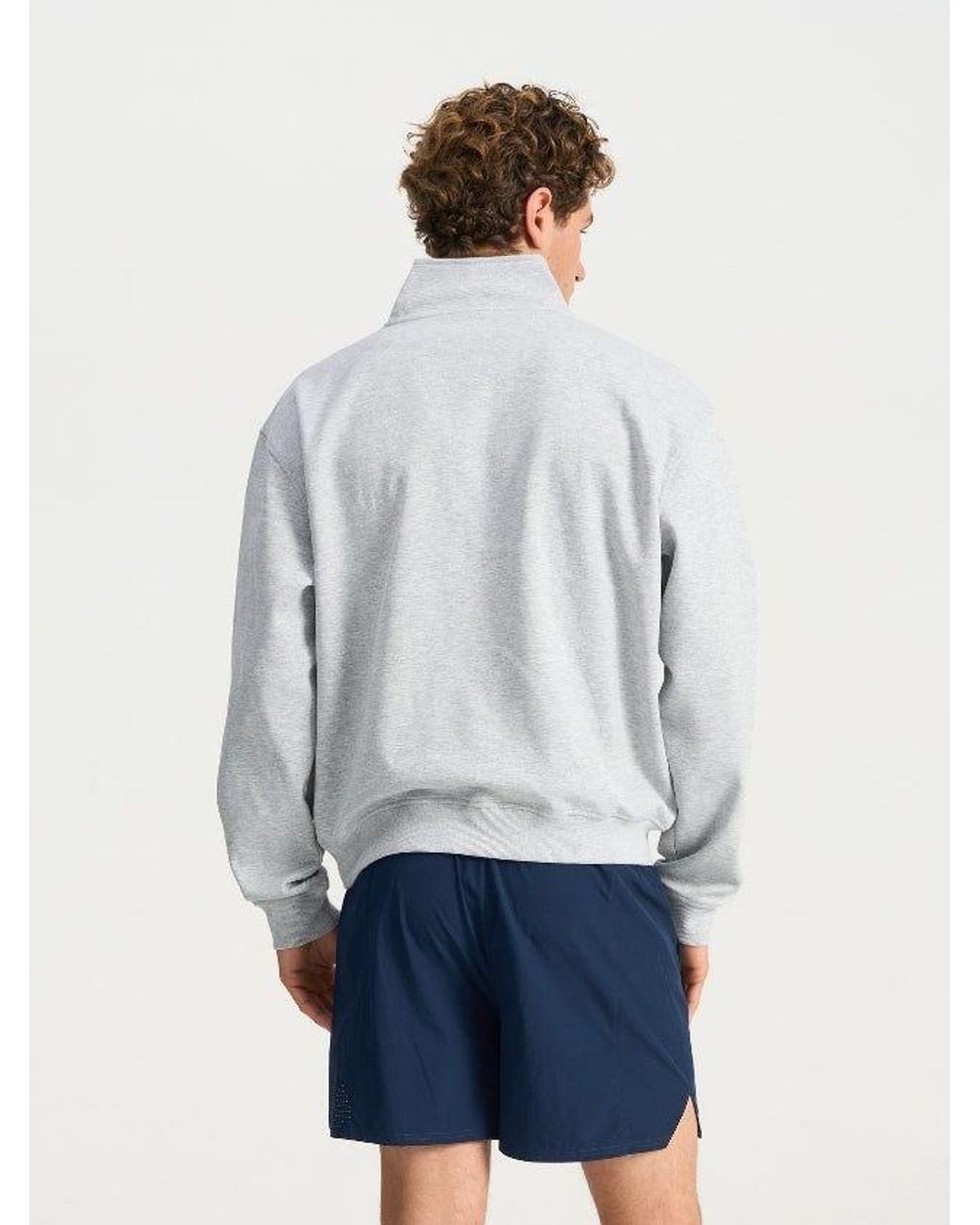 Bondi Active Gray 1/4 Zip Sweat for men