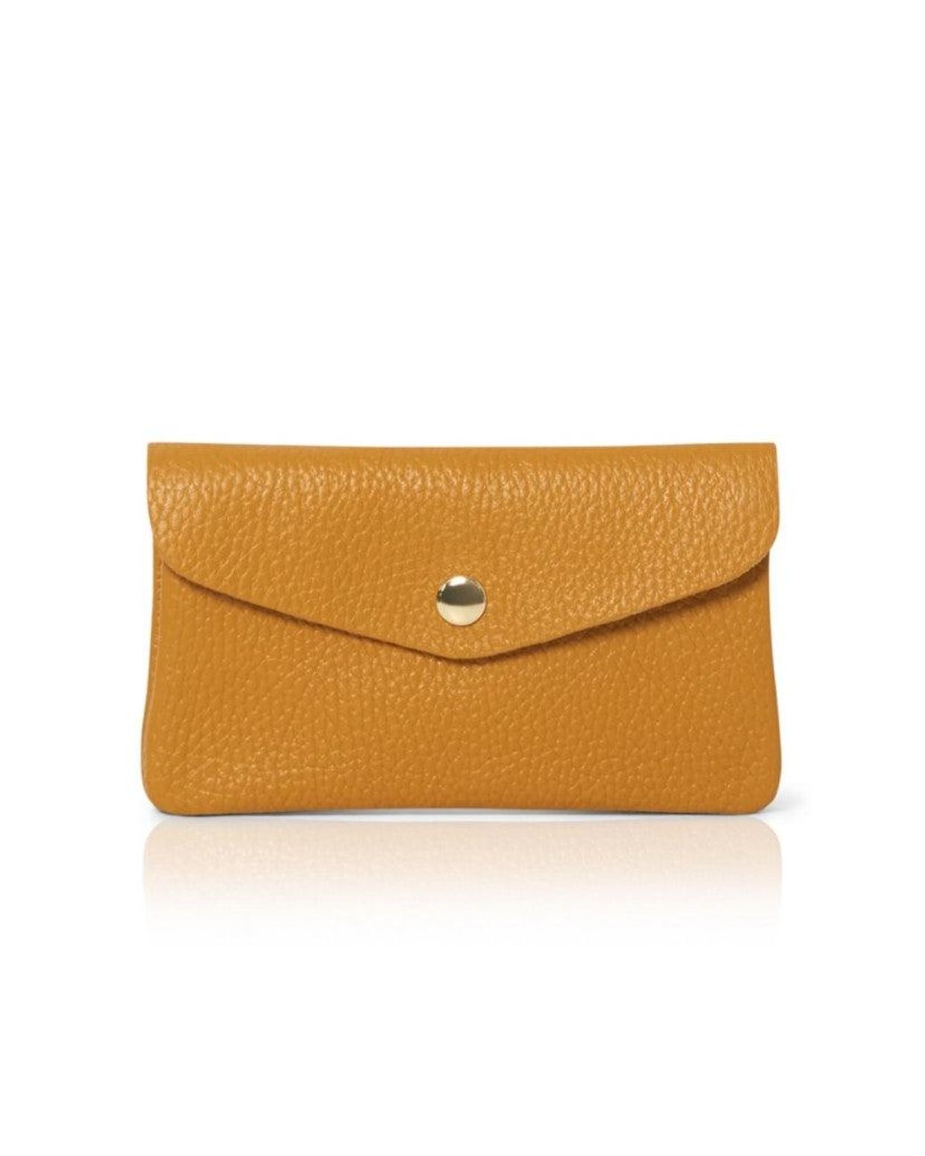 Betsy & Floss Metallic Medium Popper Leather Purse