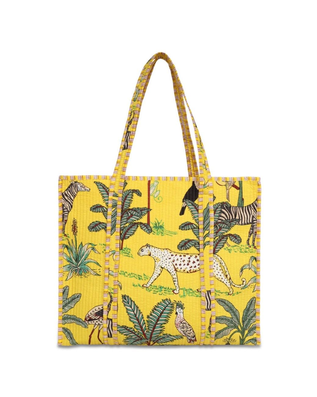 Conscious Yoga Collective Yellow The Jungle Tote