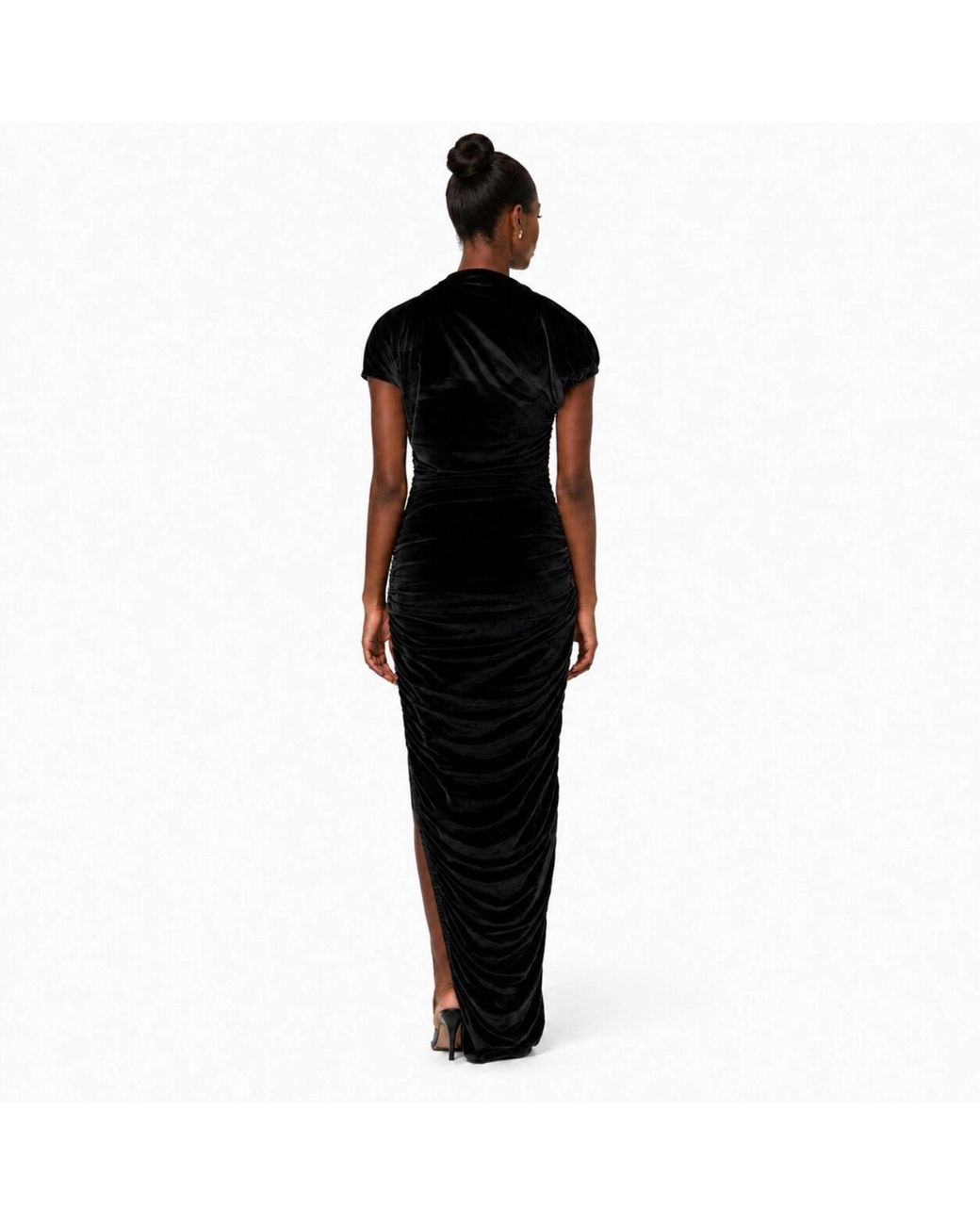Chuks Collins Black Angelina Cocktail Gown
