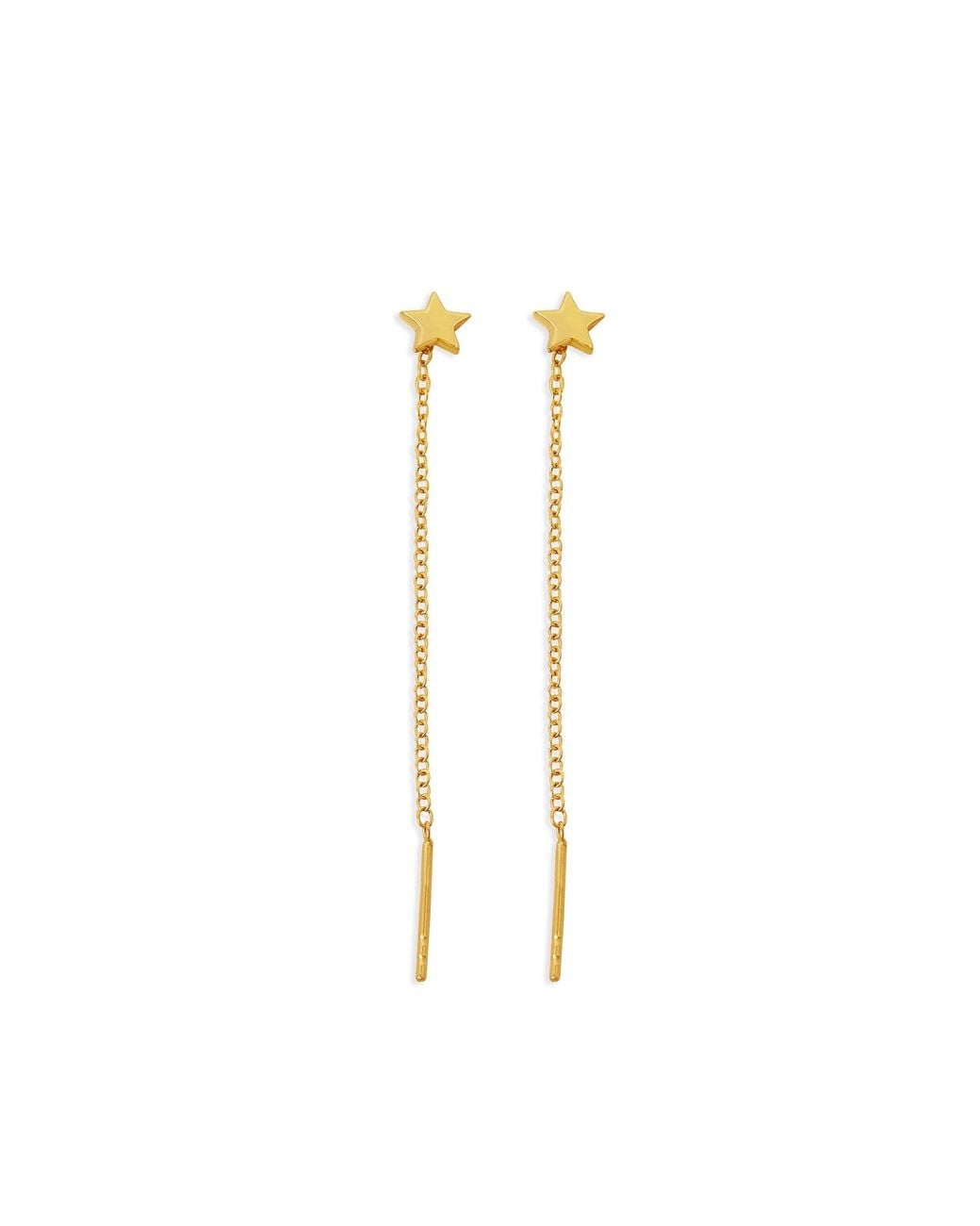 Argento Vivo Metallic The Star Threader Earring