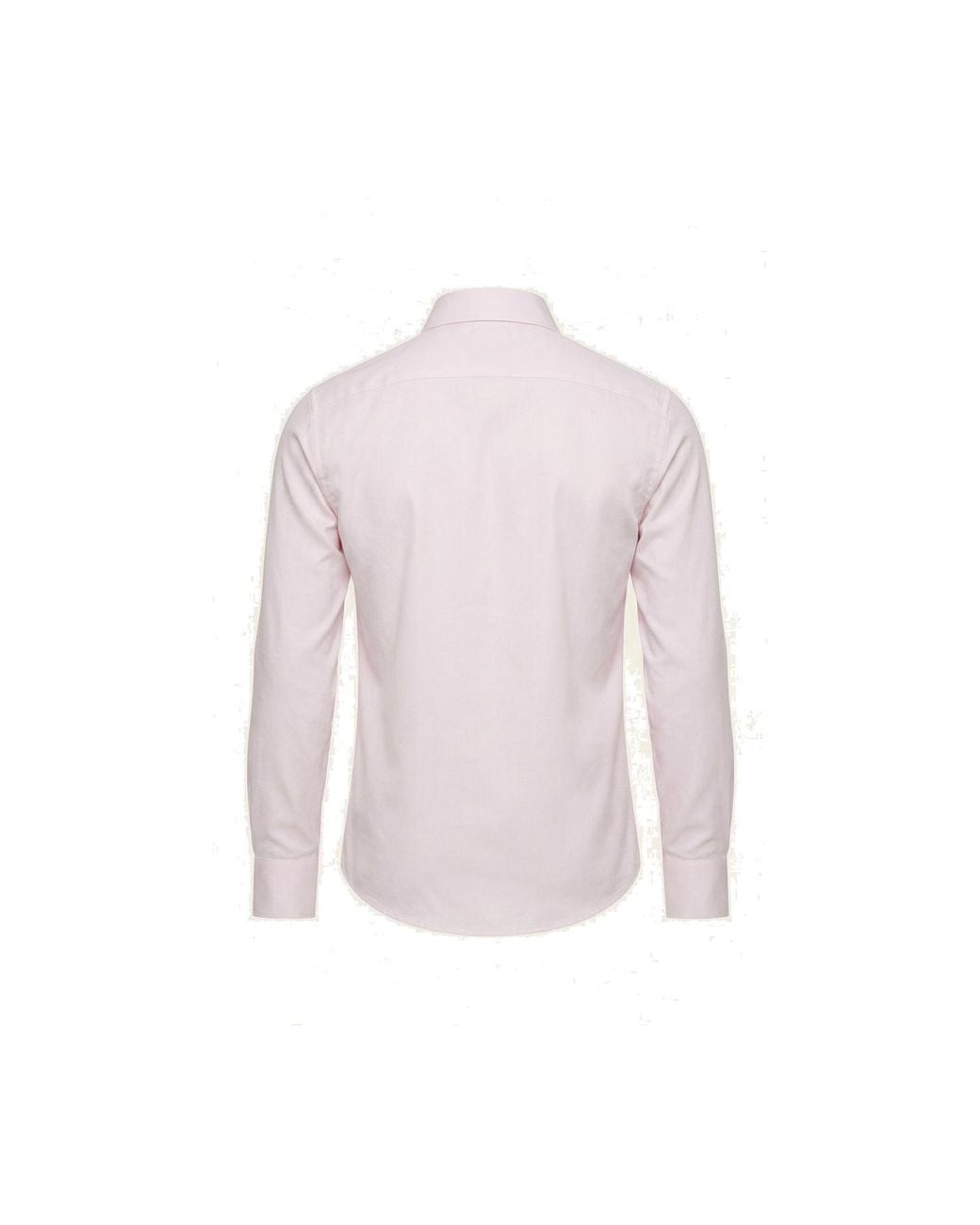 Ron Tomson Purple Pure Cotton Spread Collar Fitted Dress Shirt for men