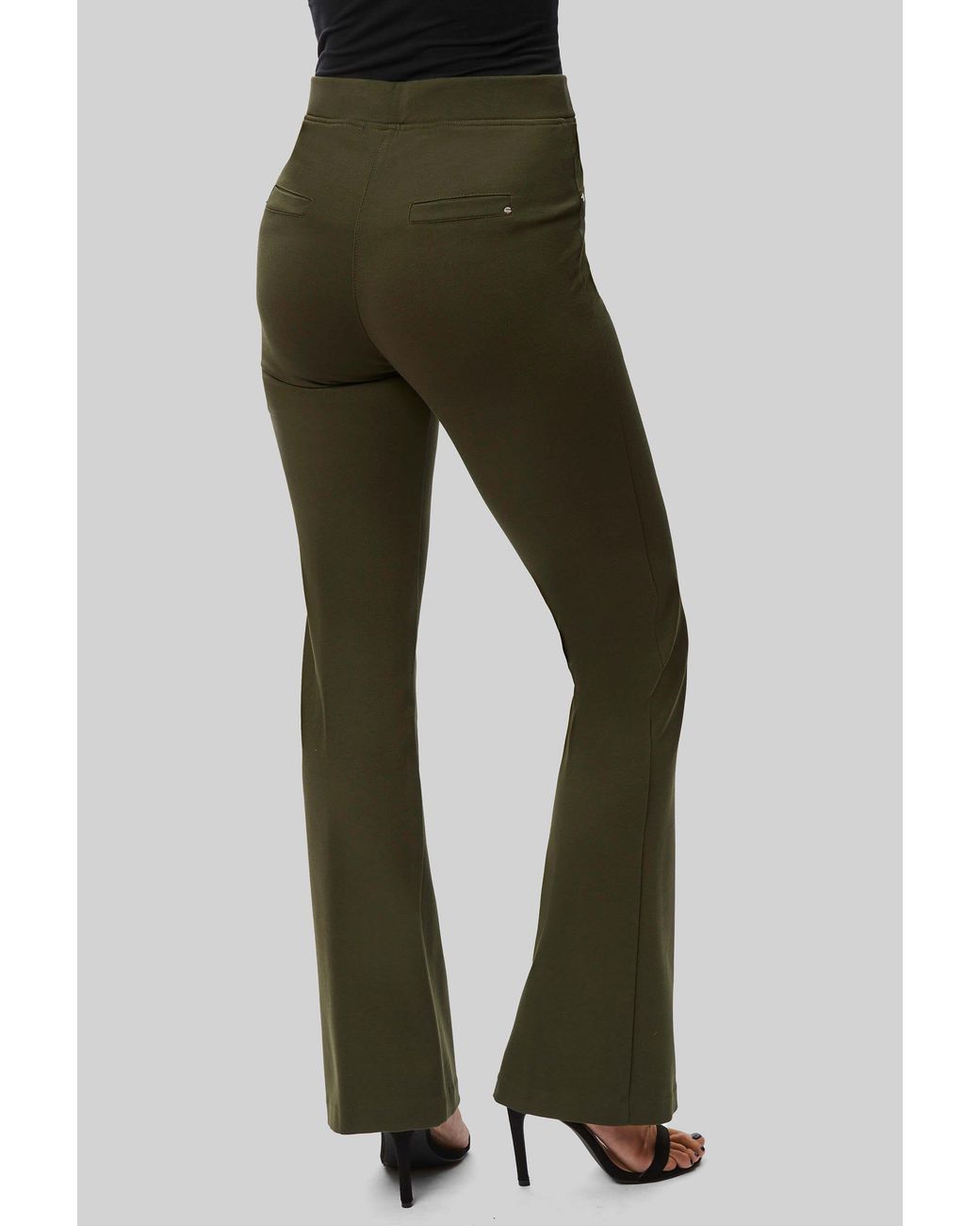 James Lakeland Green Boot Leg Trousers