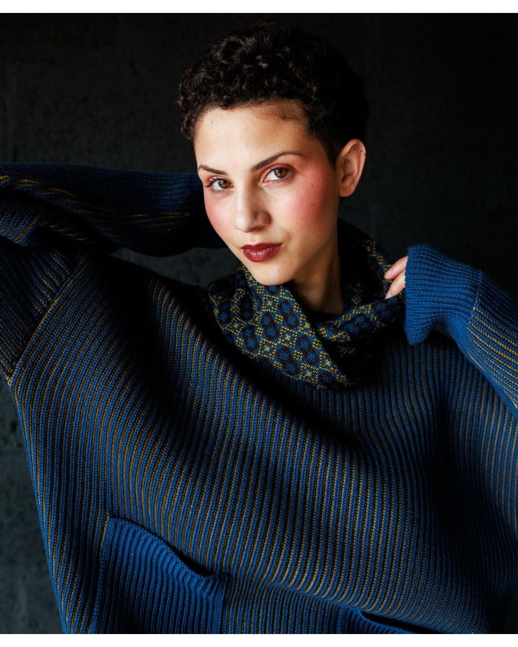 Mabli Blue Brae Neck Wrap