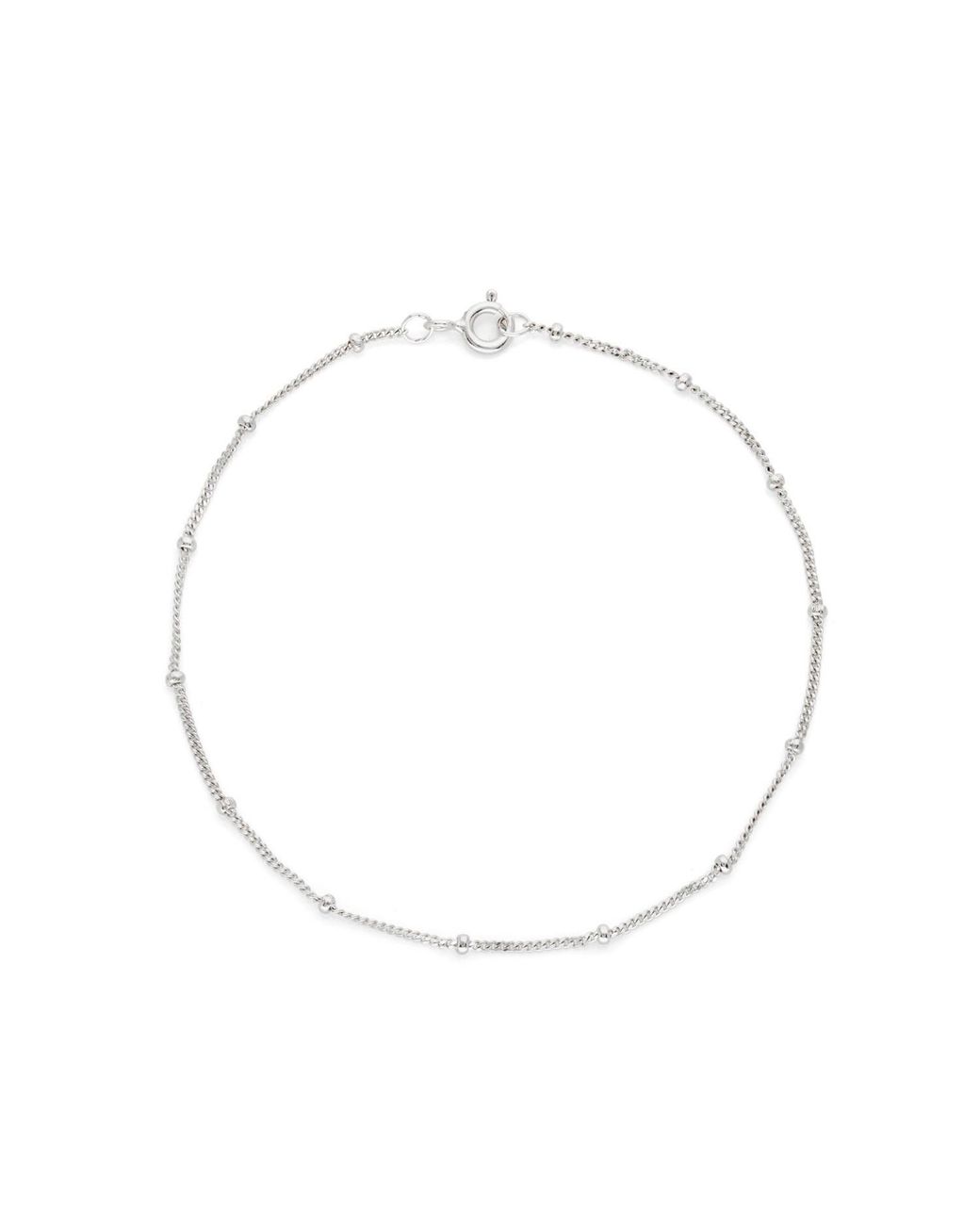Auree Jewellery Metallic Barbican Sterling Beaded Bracelet