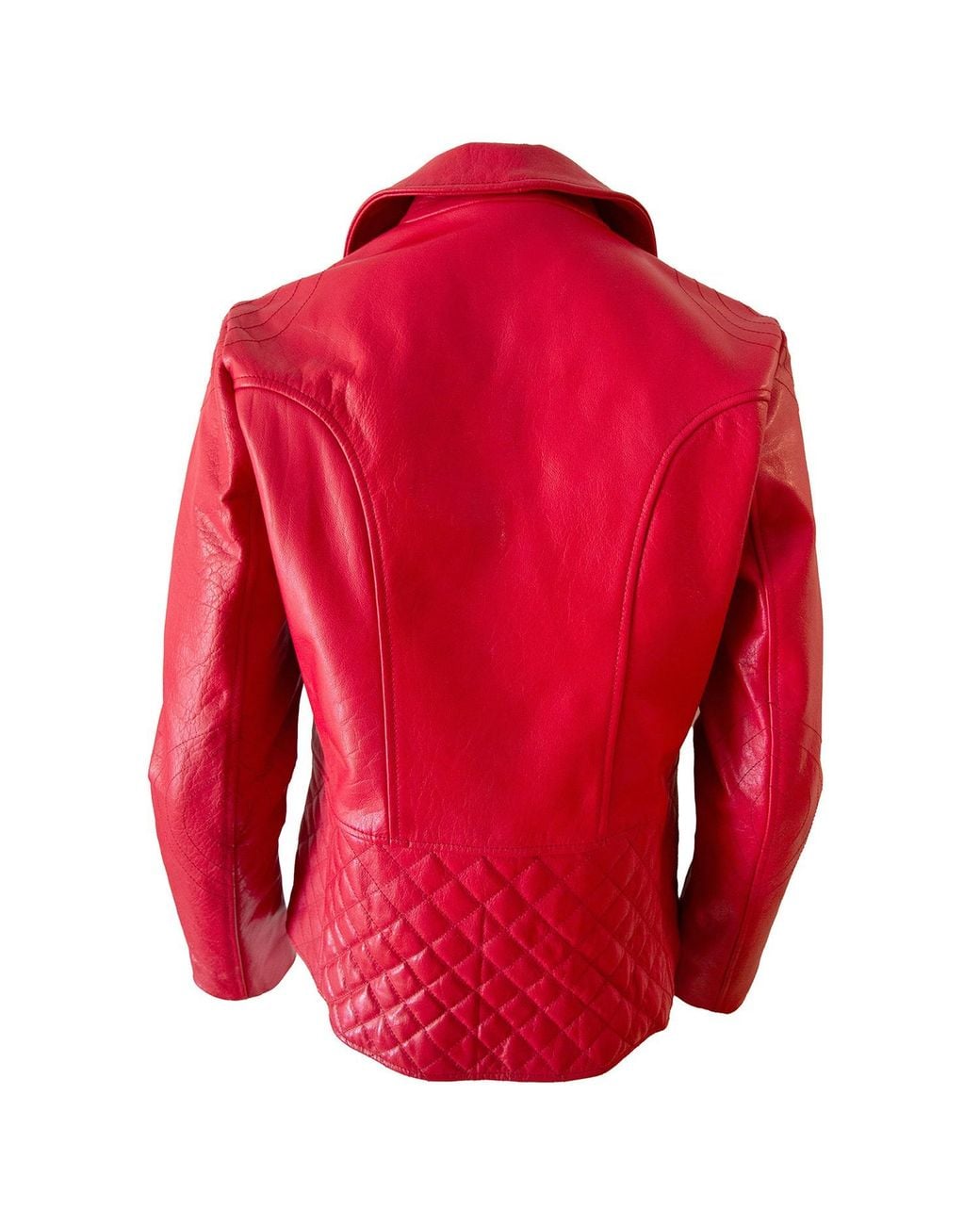Zasta Studio Red Outlaw Biker Moto Leather Jacket