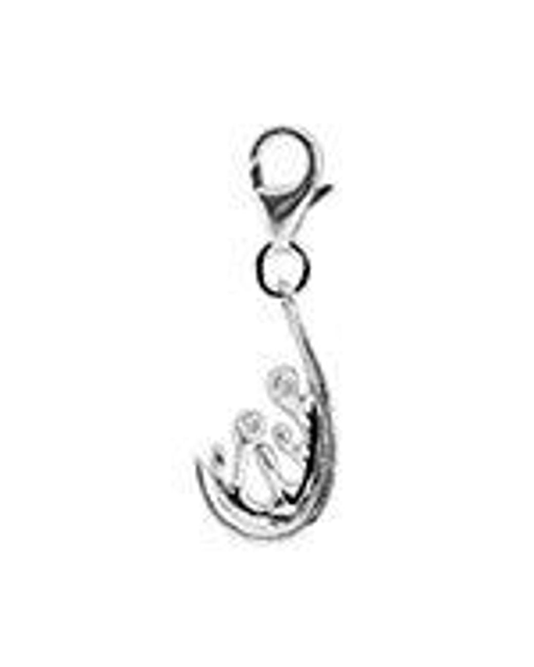 Lucy Quartermaine Metallic Wave Charm