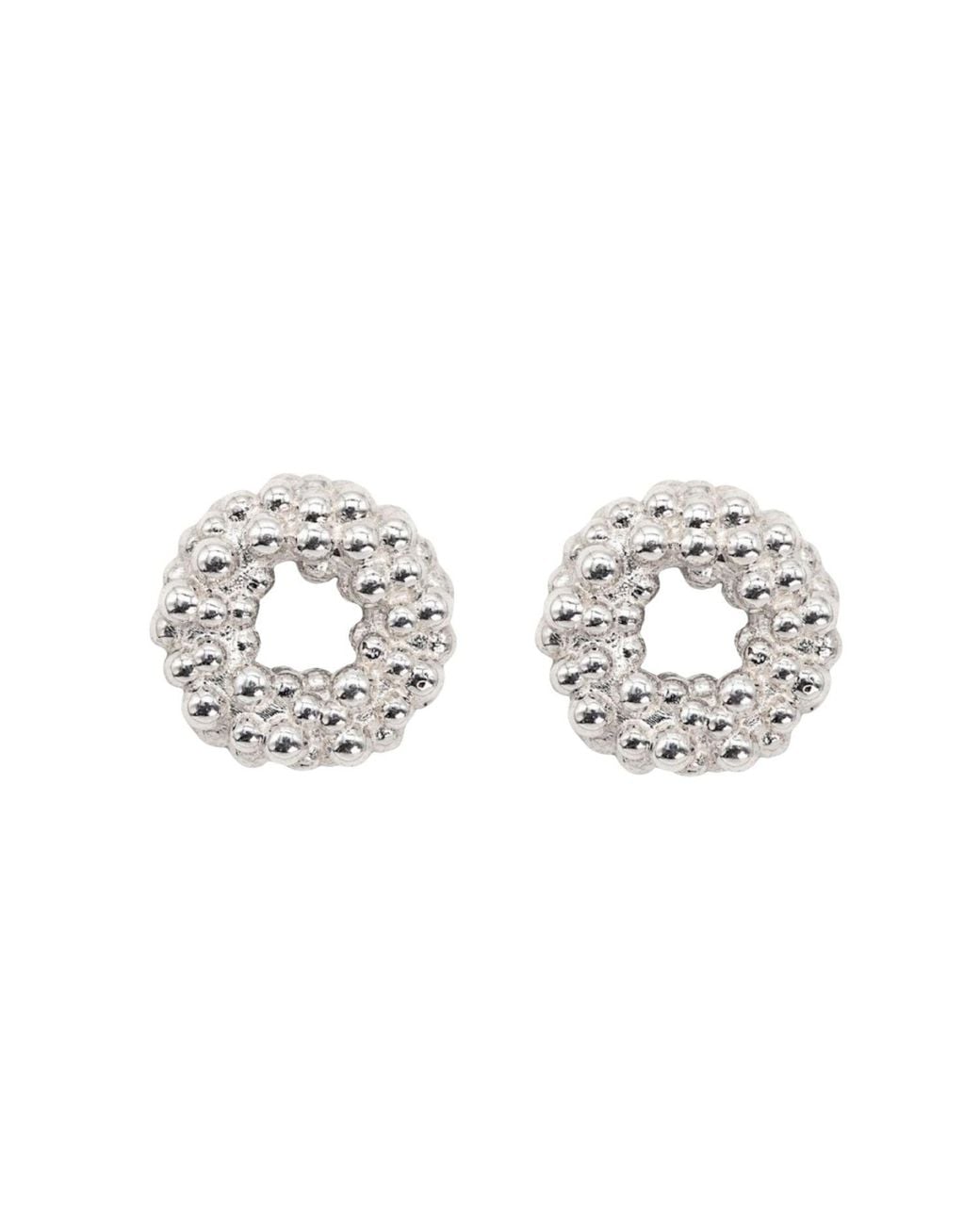 Dainty London Metallic Mini Barnacle Hoops