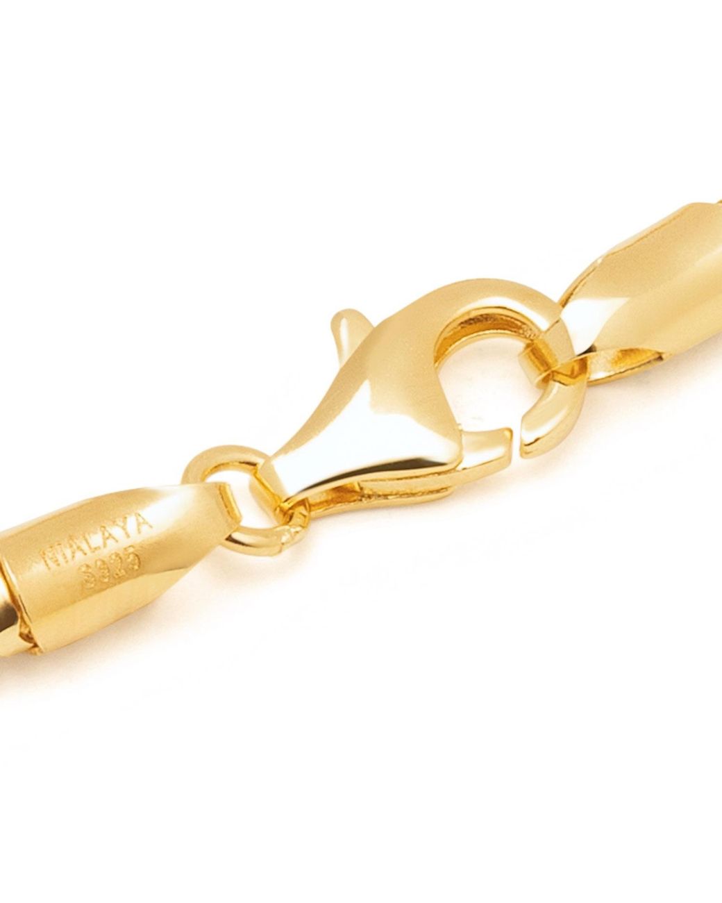 Nialaya Metallic Round Chain Bracelet for men