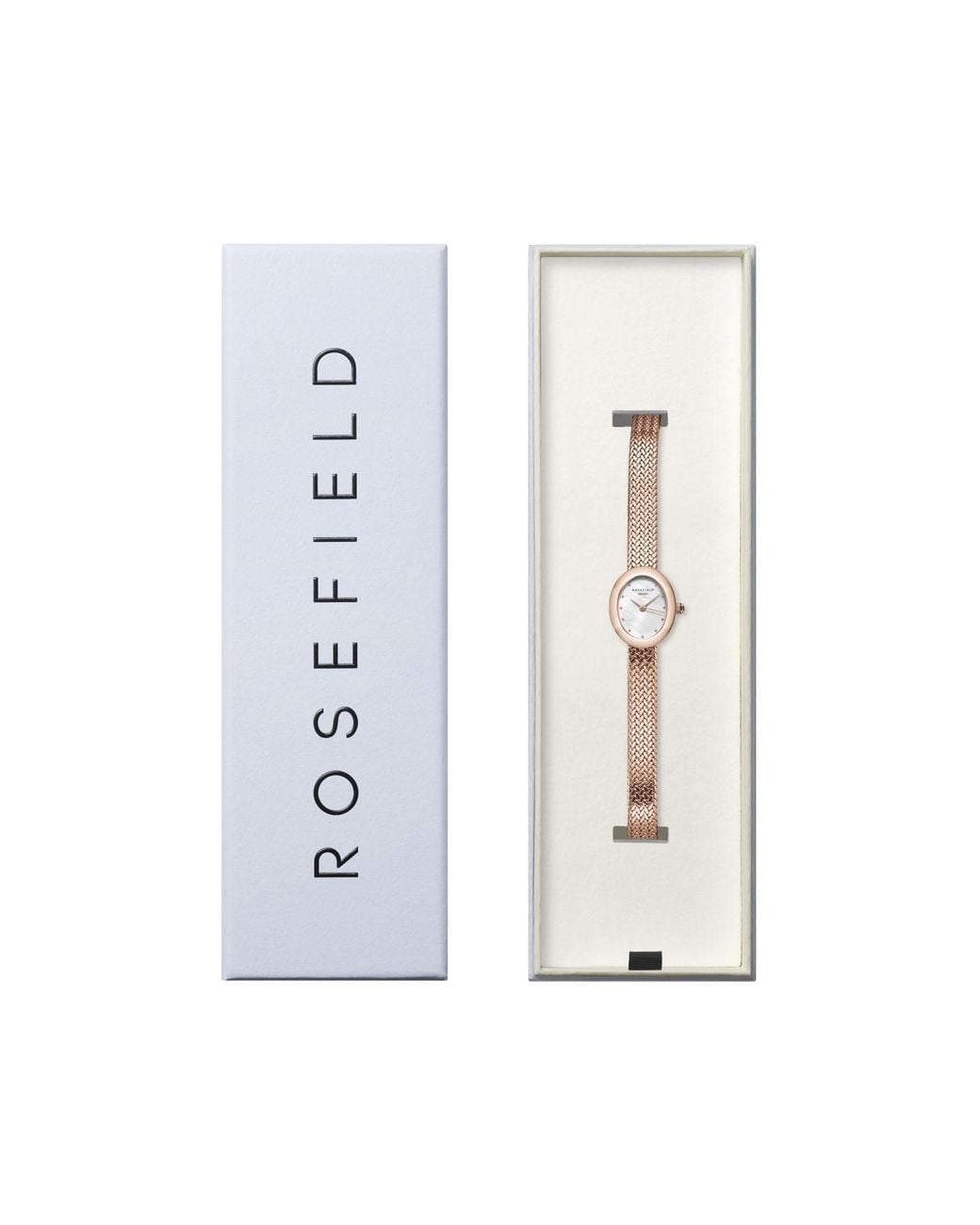 ROSEFIELD Metallic Mini Oval Ladies Watch