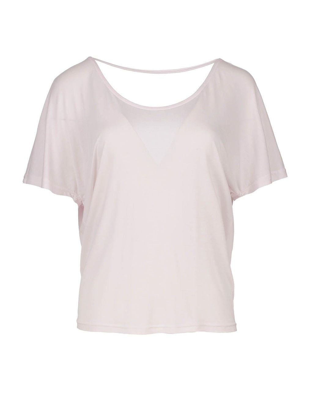 Conquista Purple Light Drape Back Top