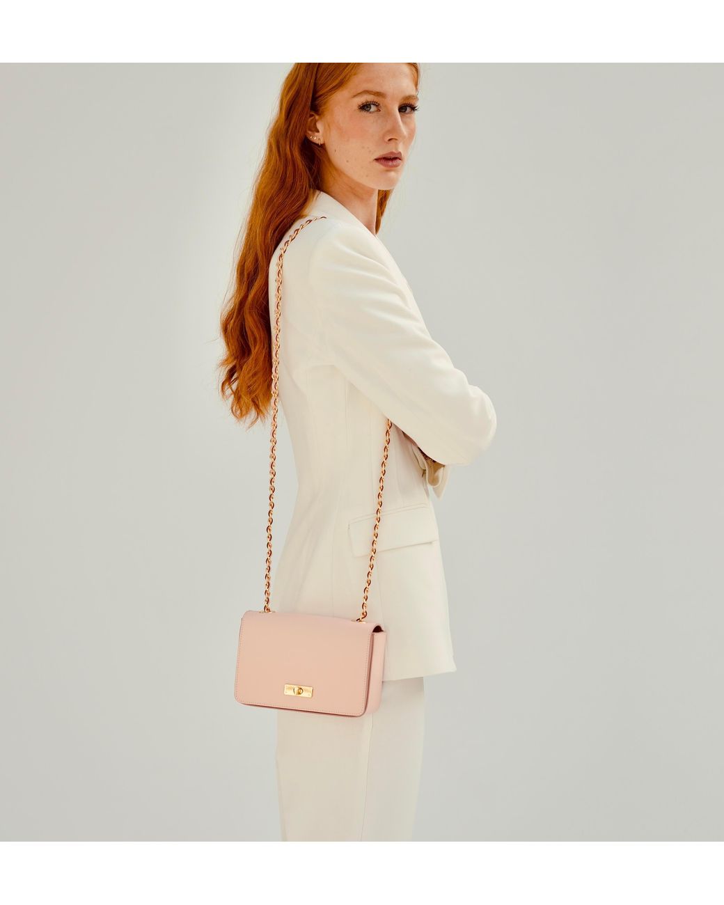 Apatchy London Pink The Grace Leather Bag