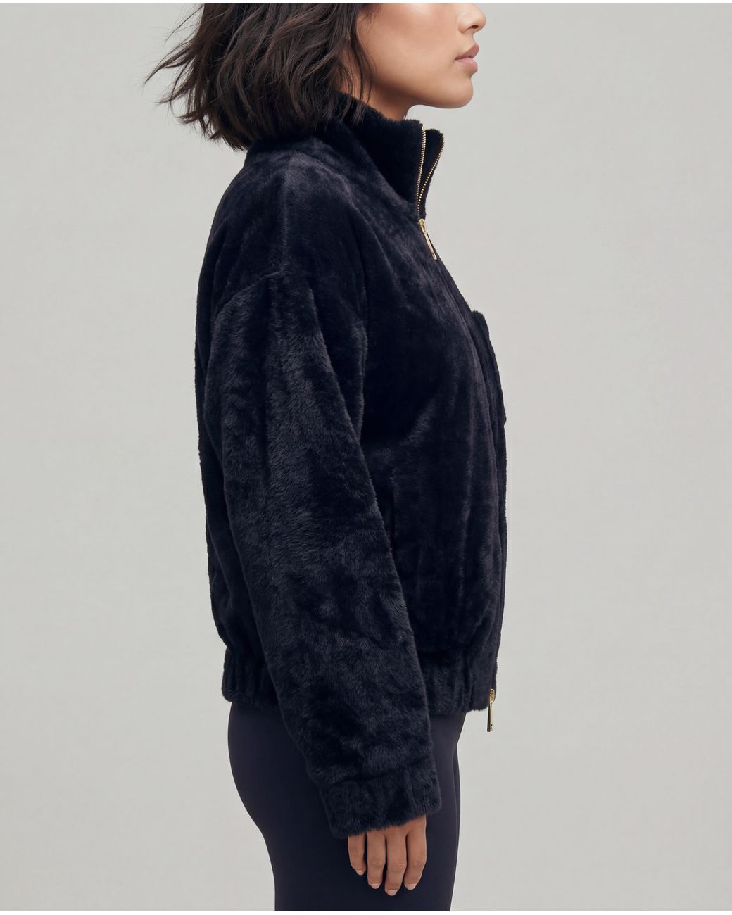 ROAV Black Everyday Emma Soft Double Zip Cardigan