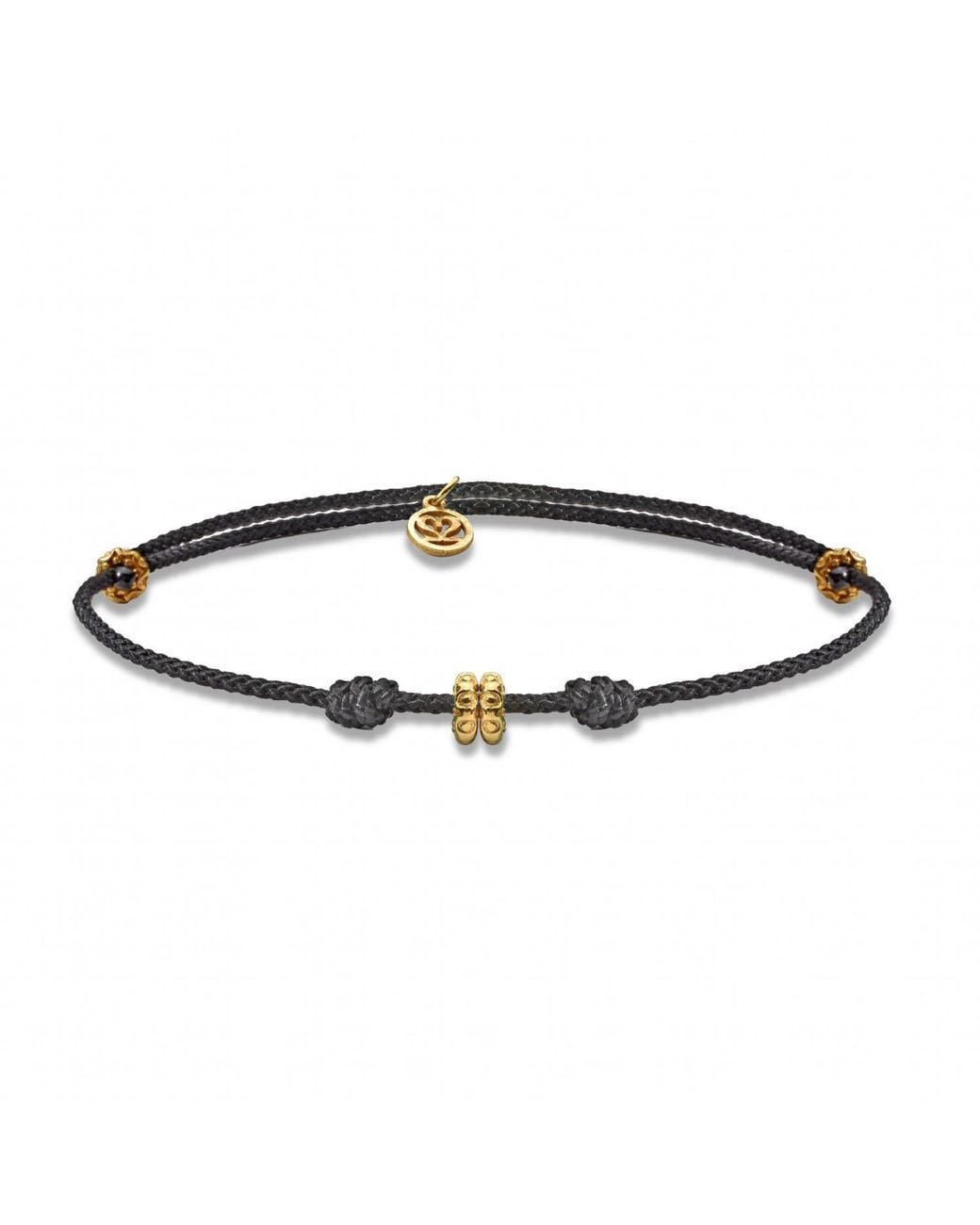 Tvento Brown The Ruplets Coal Bracelet for men