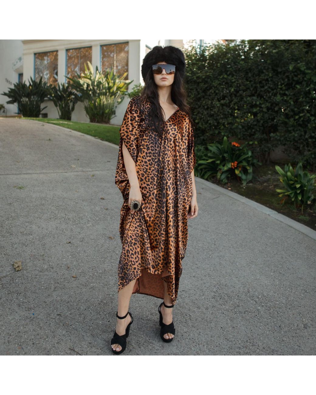 Leopard caftan sale