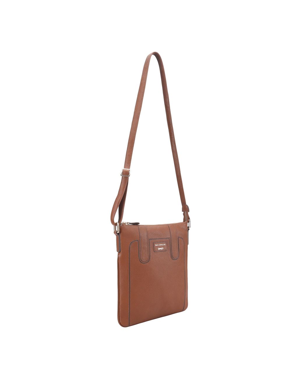 Paul Costelloe Brown Marble Crossbody Bag
