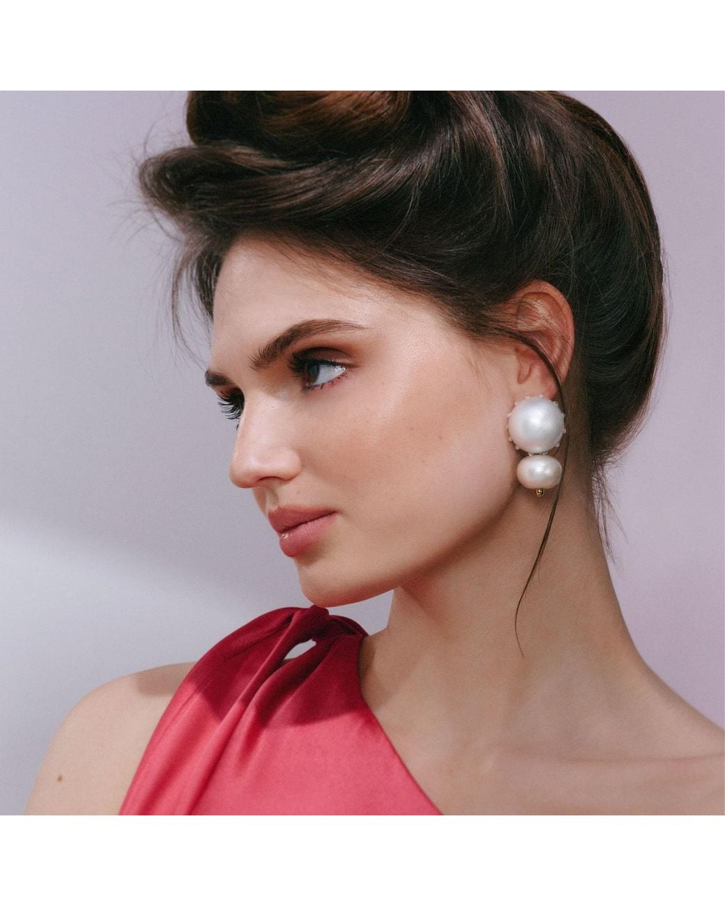 Saule Label White Livia Earrings