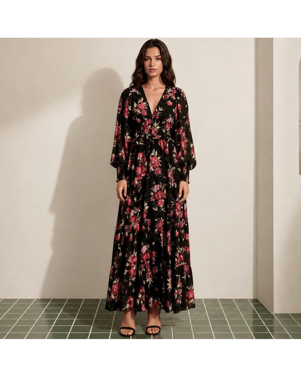 Yumi Kim Red Frida Crimson Maxi Dress