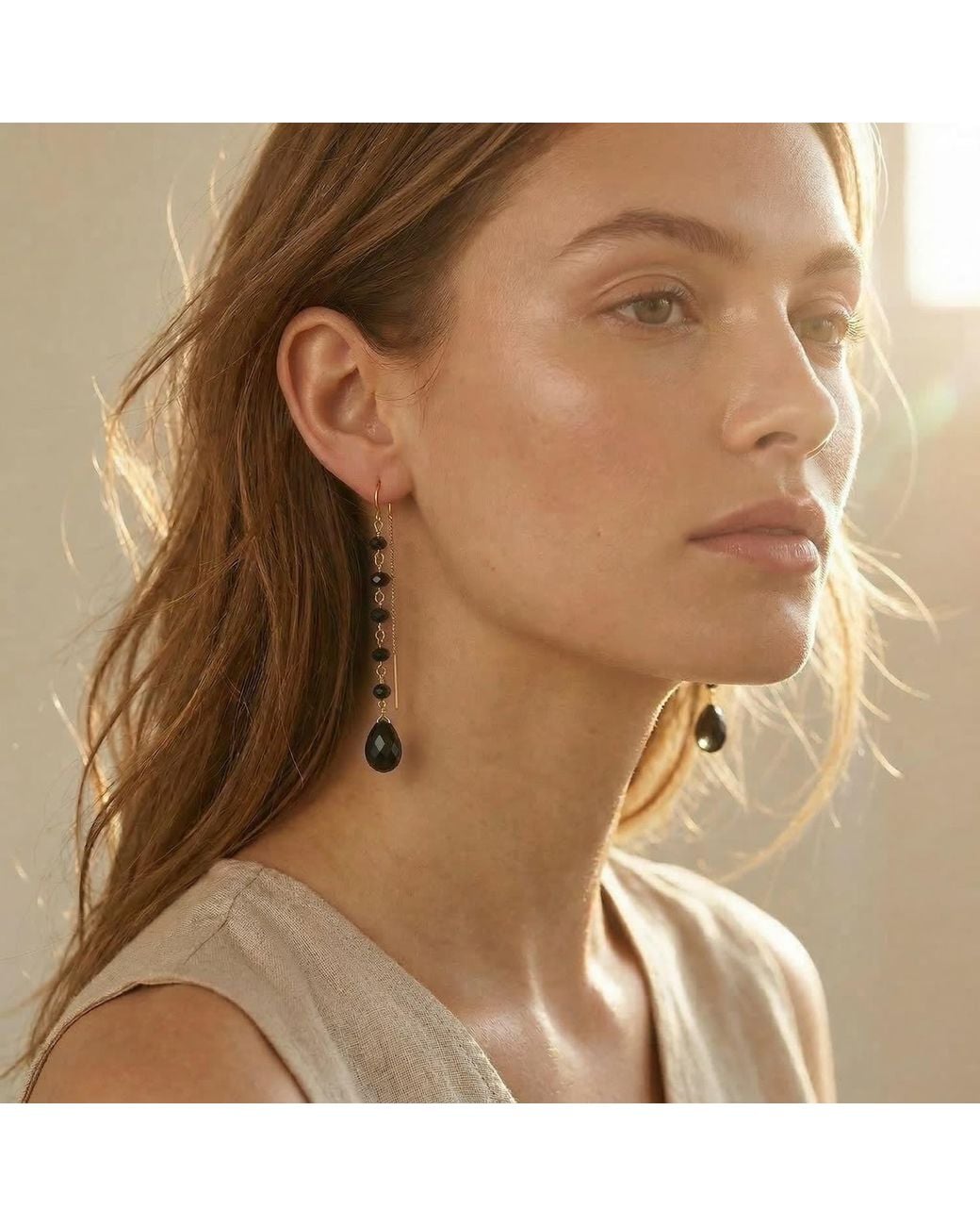 Heather Hawkins Jewelry Blue Dance For You Threader Earrings