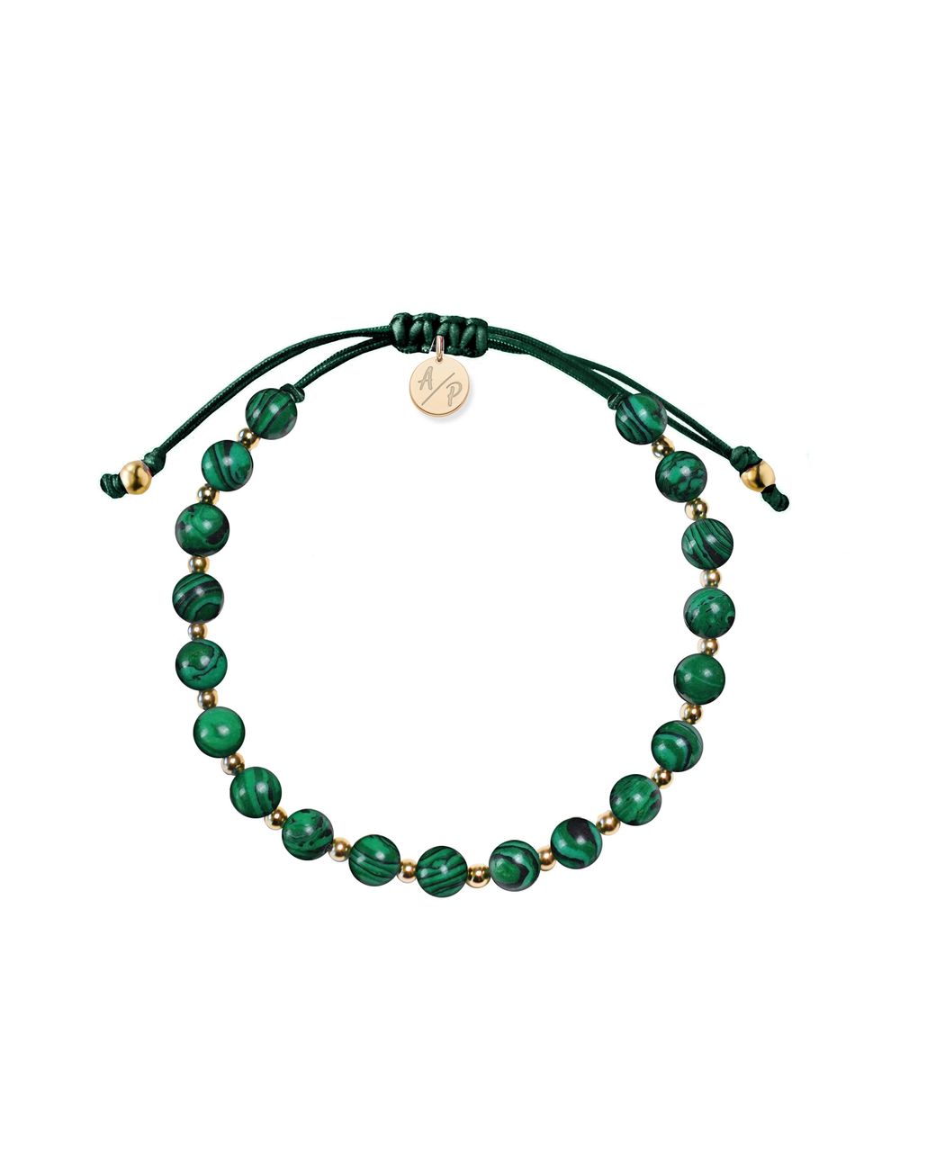 Adriana Pappas Designs Green Malachite Bracelet for men