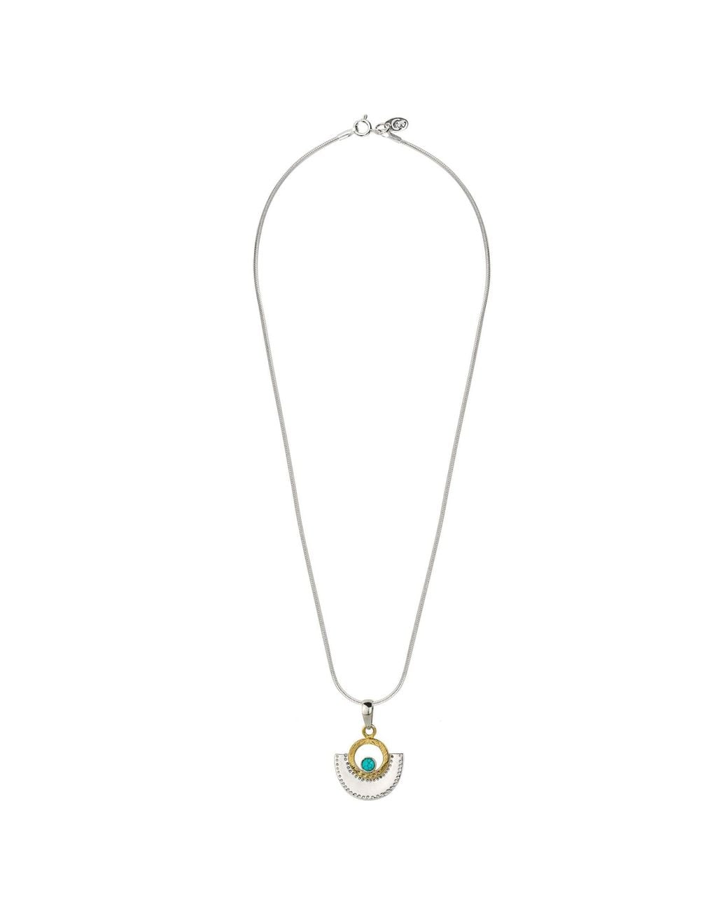 Charlotte's Web Jewellery Metallic Sundar Fan Pendant Necklace