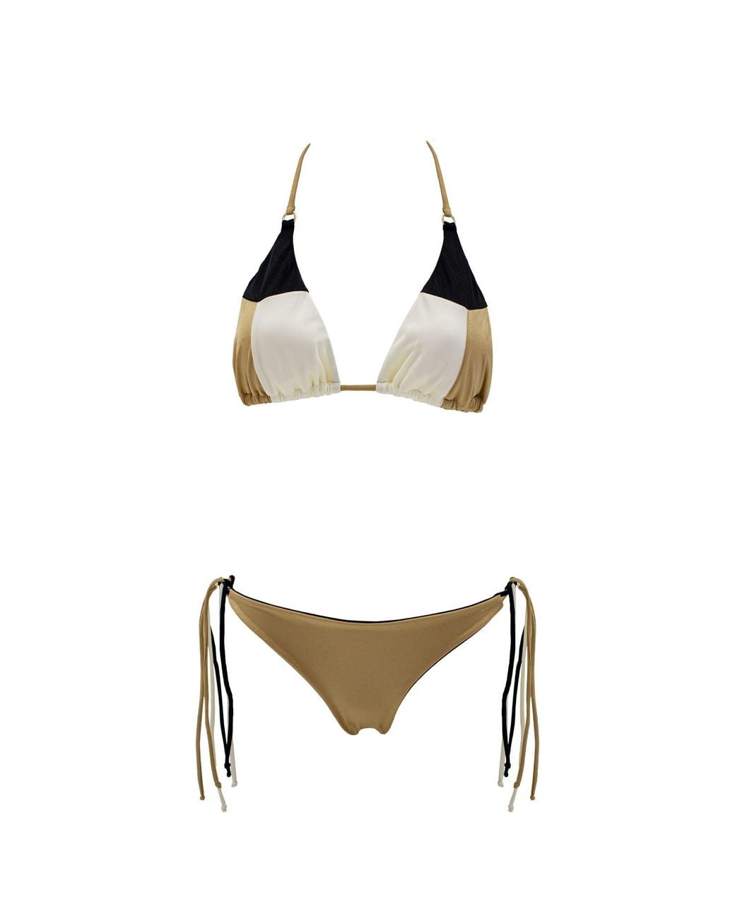 Aulala Paris Metallic Gatsby's Reversible Bikini