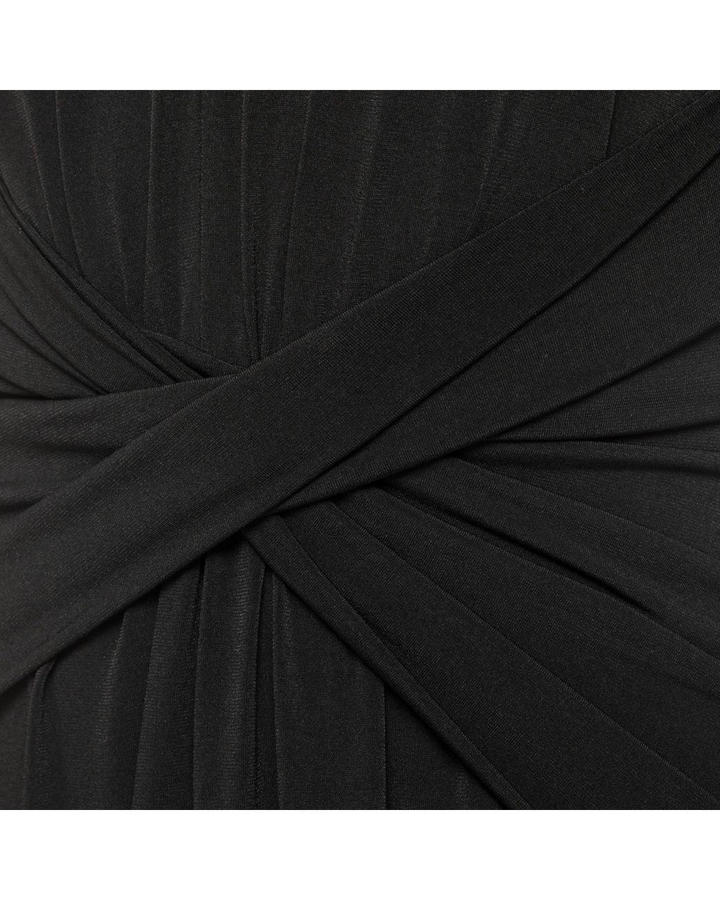 Nissa Black Crystal-Detail Maxi Dress