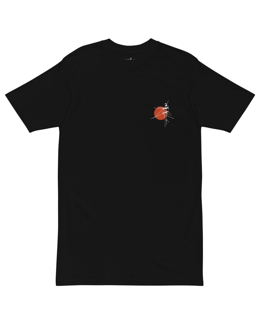 Anchor and Crew Black Four Gas Station Japan Era Heavy Cotton T-Shirt for men