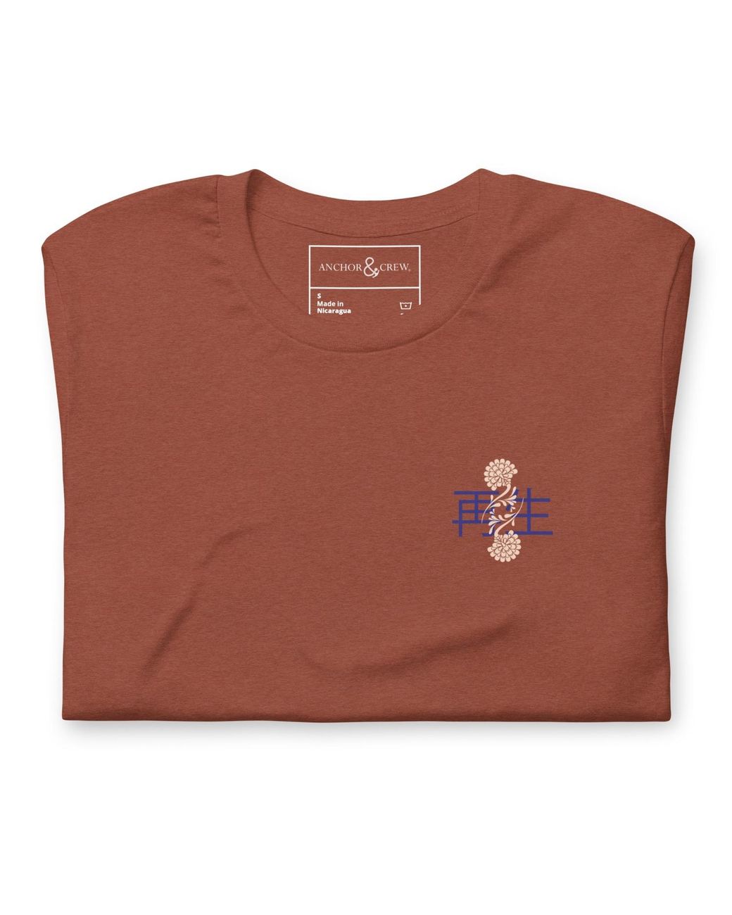 Anchor and Crew Red Clay Ten Vhs Japan Era Organic Cotton T-Shirt for men