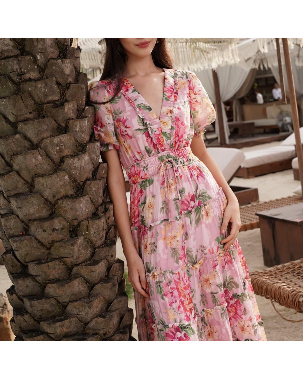 Yumi Kim Pink Farrah Maxi Dress