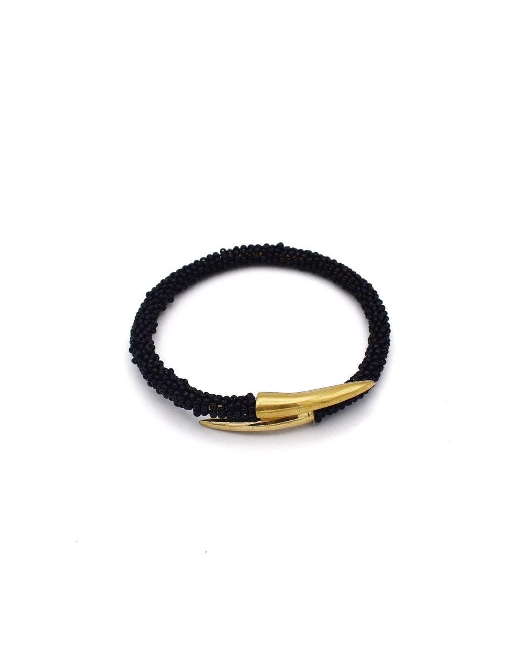 Lala Salama Black Shanga Bangle