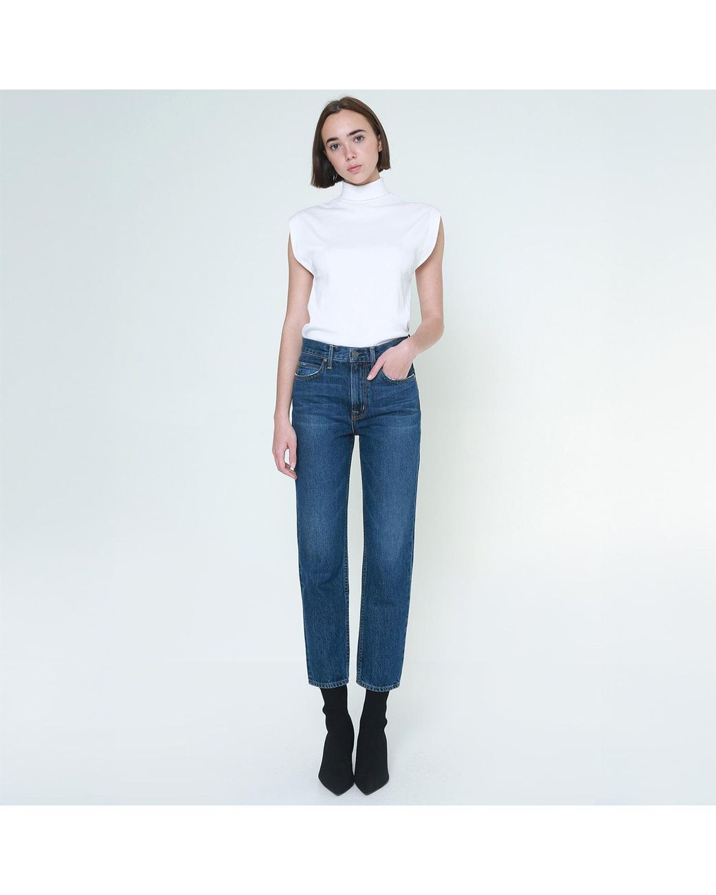 NOEND Blue Mia Tapered Classic Fit