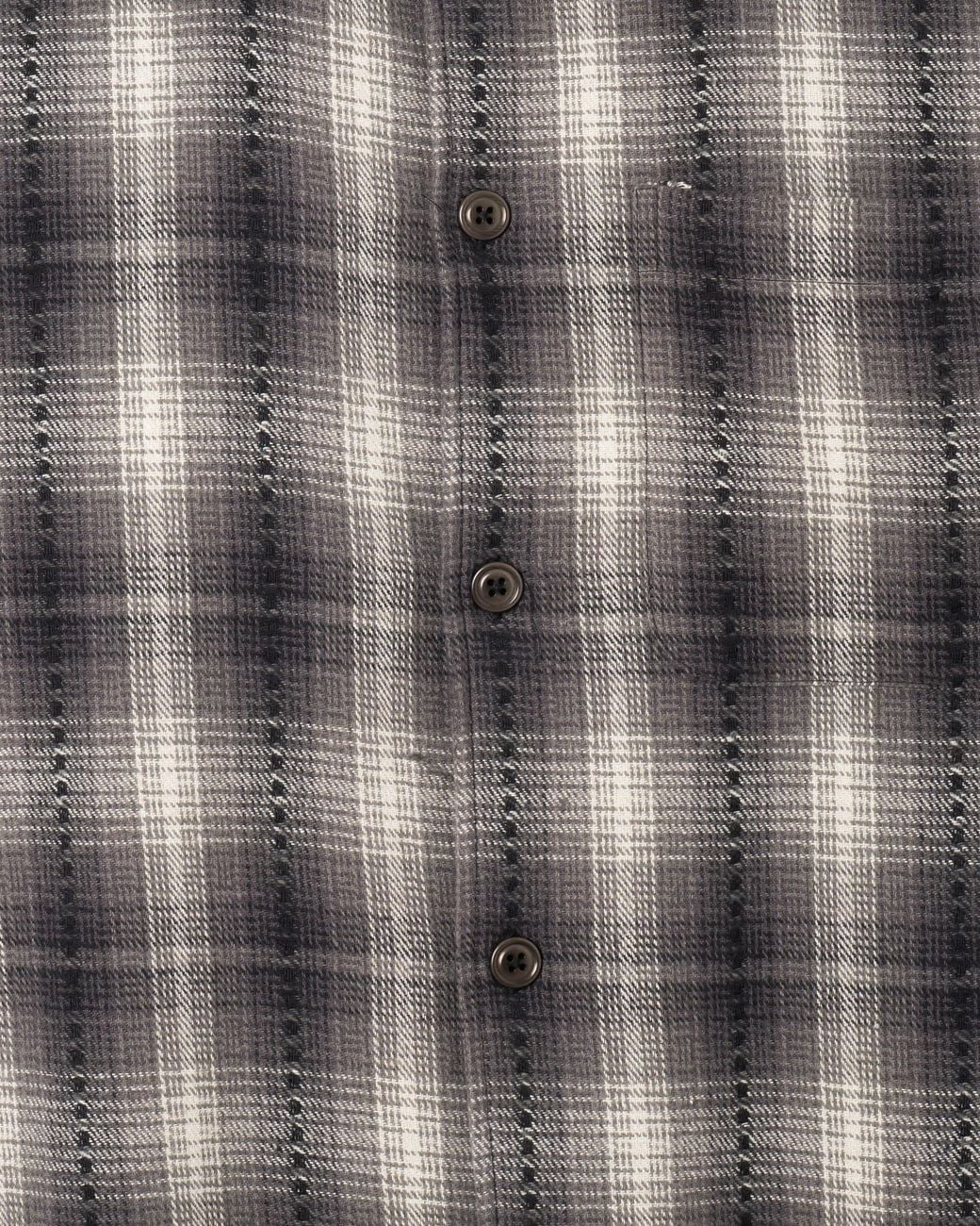 Far Afield Gray Kali Check Busey Shirt for men