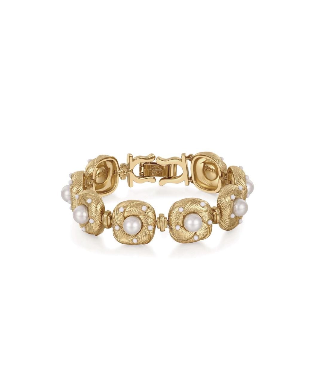 Retro Chic Metallic Canary Bracelet
