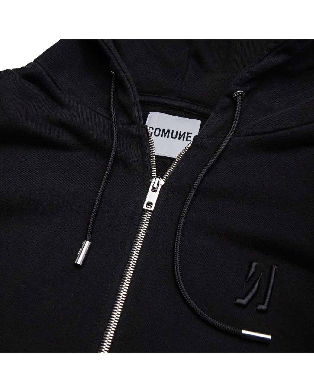 Comune Black Luka Zip-Up for men