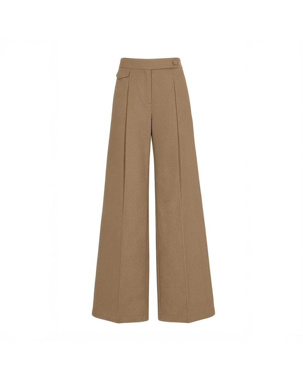 Herfetch Natural Neutrals Latte Wide Leg Pant Camel