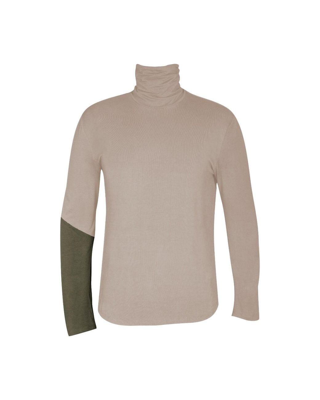 carlton jones Gray Bamboo Turtleneck Homme for men