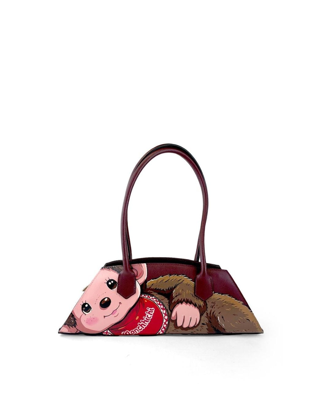 Maison Rubaiyat Red Renee Hand-Painted Leather Shoulder Bag – Monchhichi