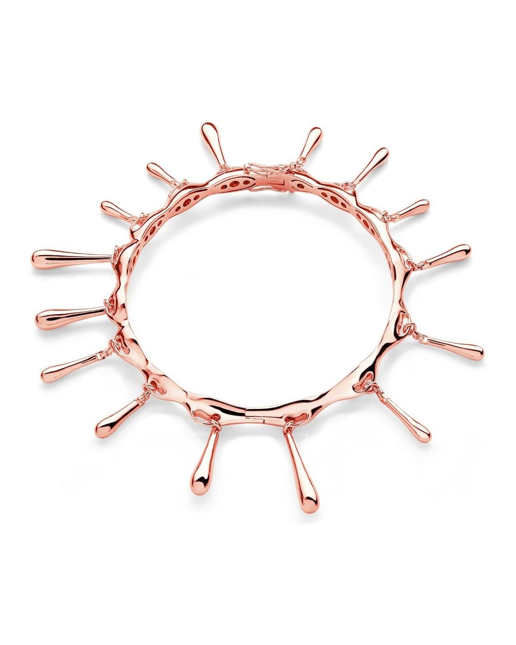 Lucy Quartermaine Brown Short Drop Bangle
