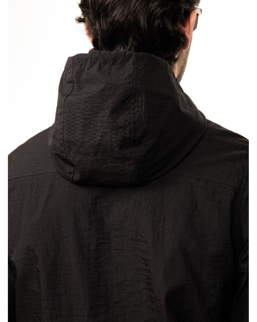 Saved Lab Black Windbreaker for men