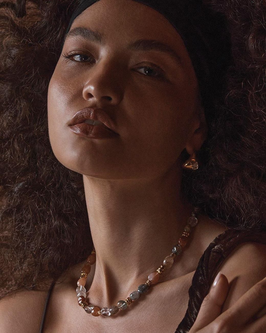 Amber Sceats Metallic Atrani Necklace