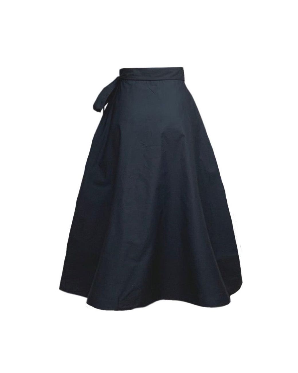 Frock Tales Blue Meyer Wrap Midi Skirt