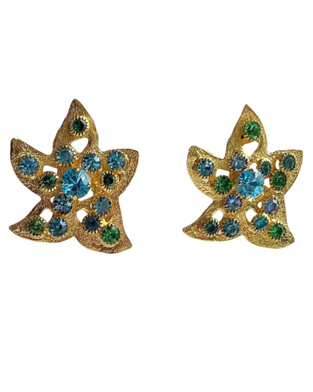 Laura Gray Blue Pretty Star Fish Earrings