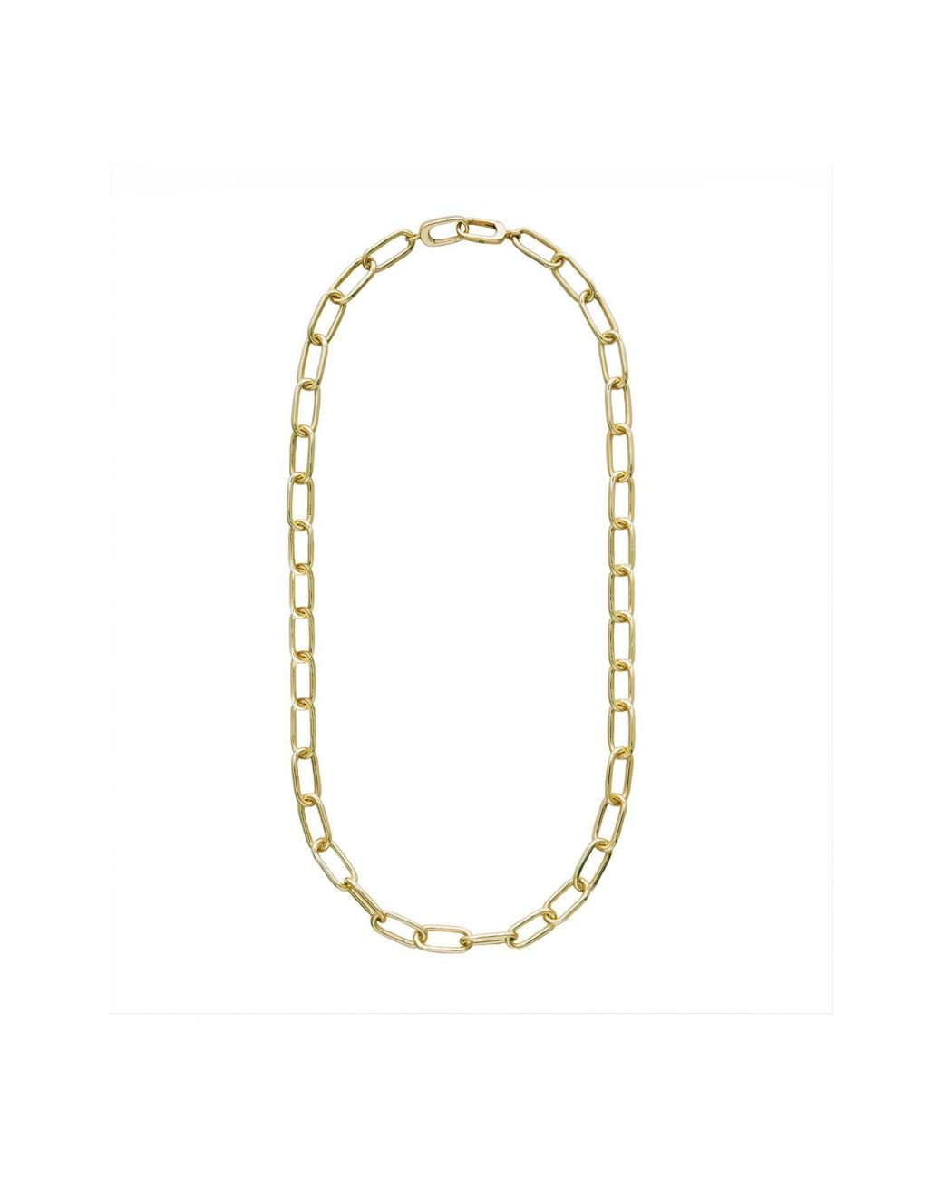 Onia Metallic Bold Clip Long Chain Waist Chain