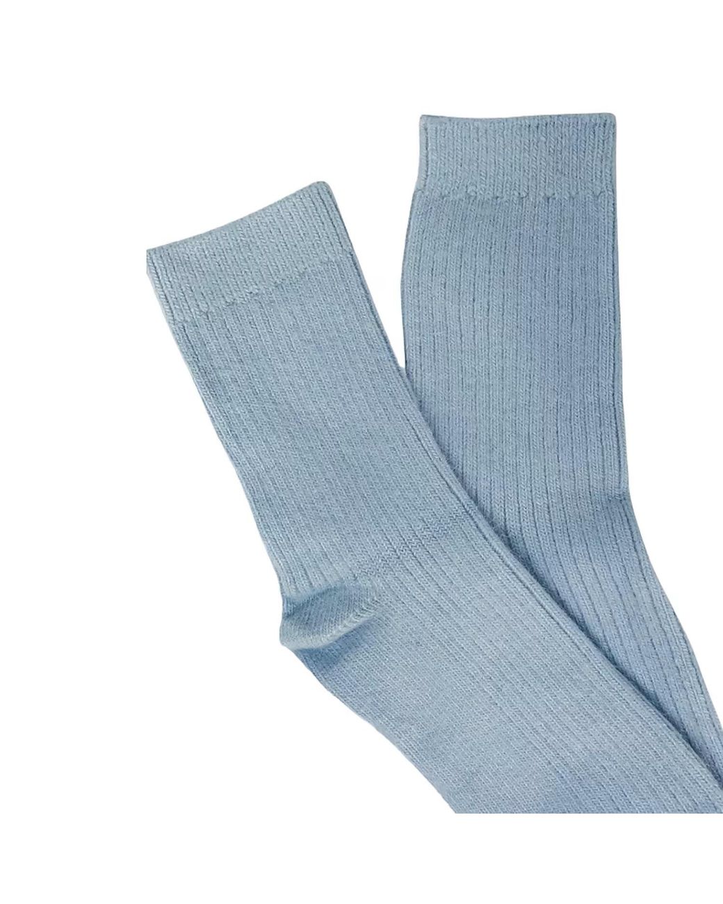 HIGH HEEL JUNGLE by KATHRYN EISMAN Blue Cashmere Socks