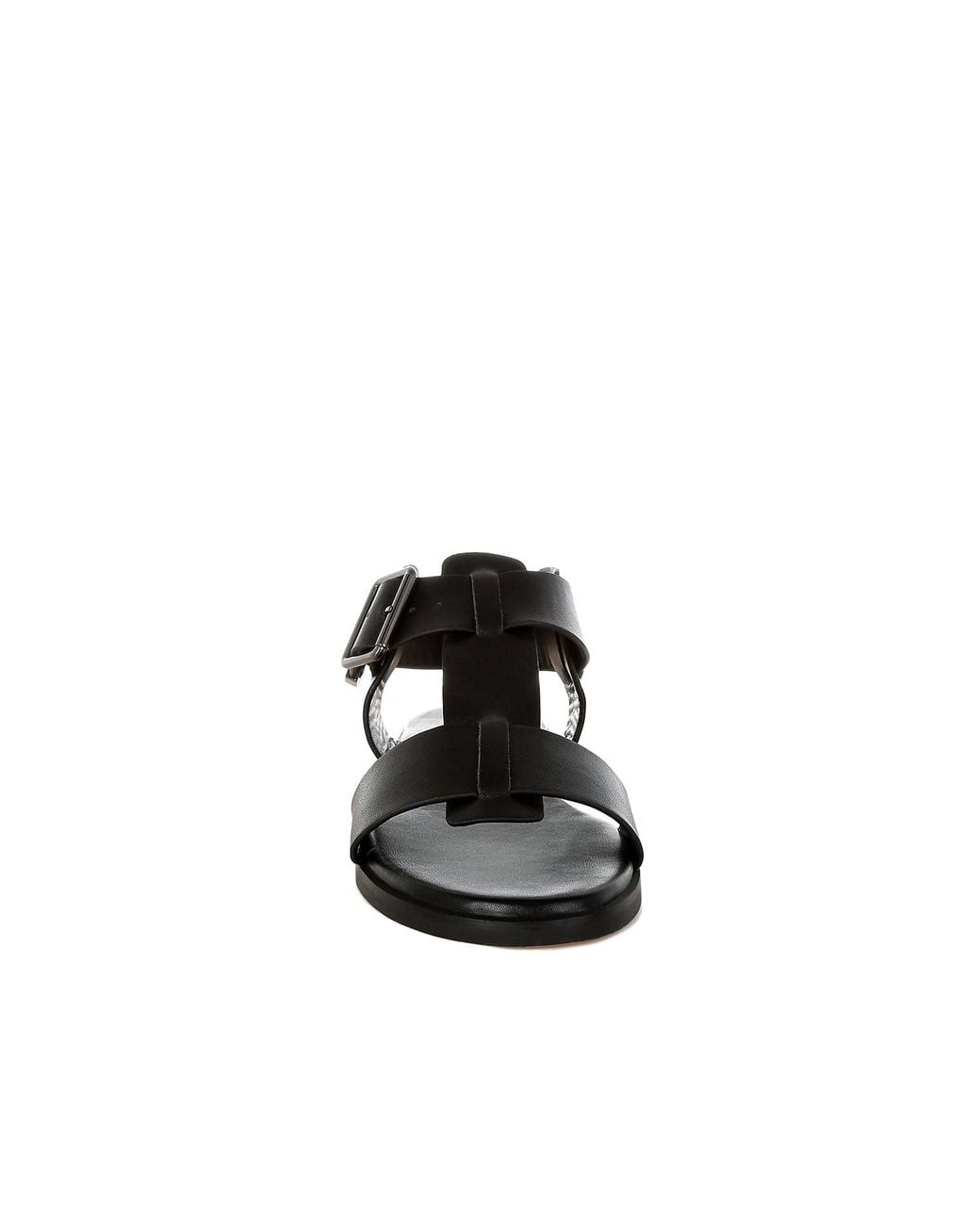 Rag & Co Black Shayla Gladiator Flat Sandals