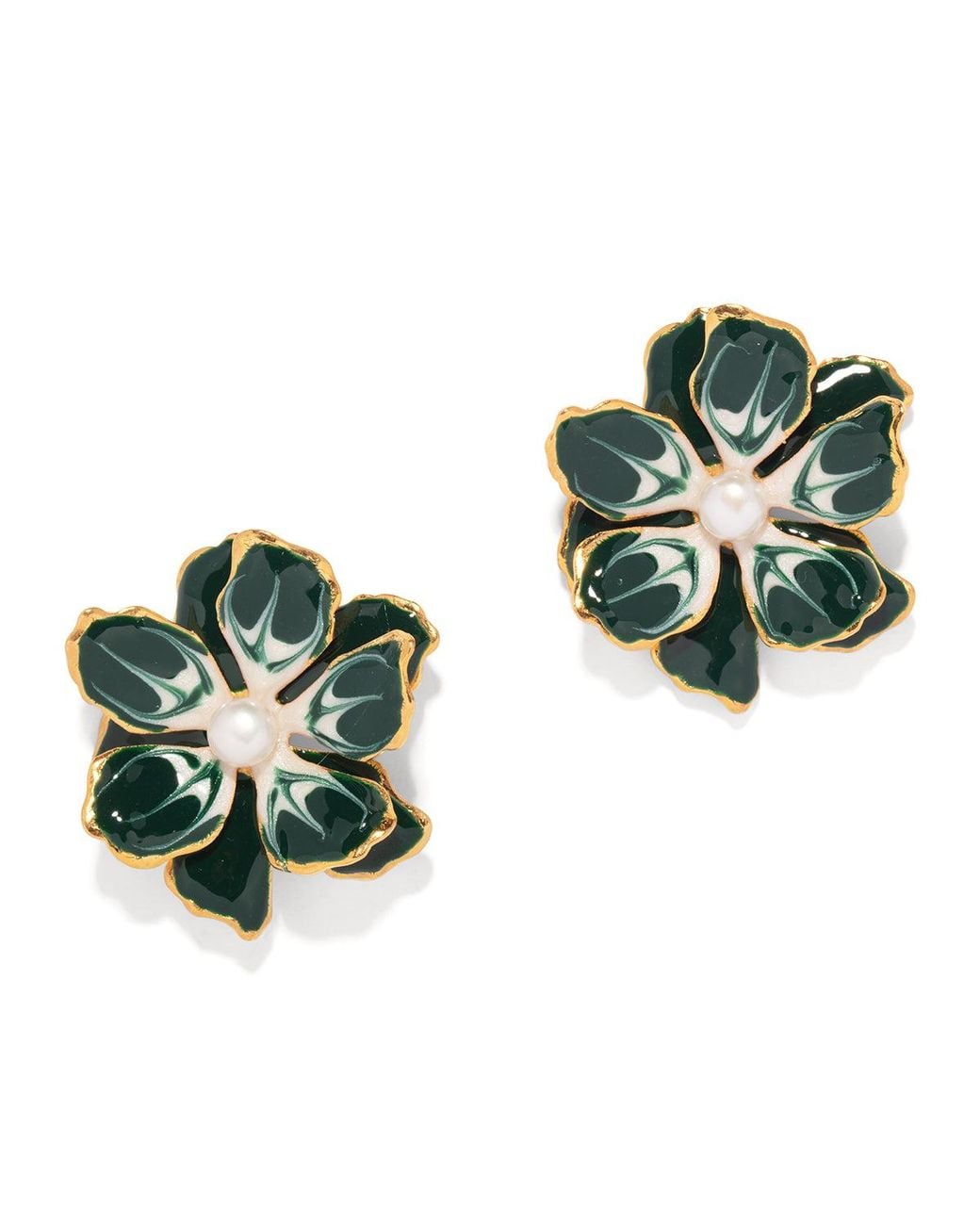 The Pink Reef Green Small Double Floral