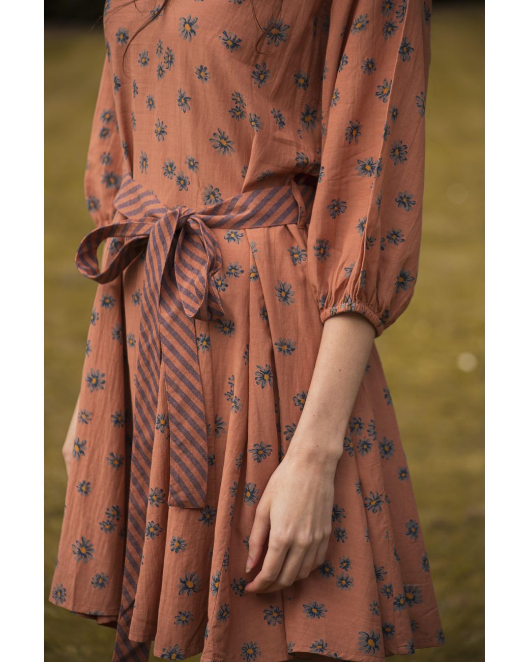 Em & Shi Pink Cinnamon Daisy Mini Dress