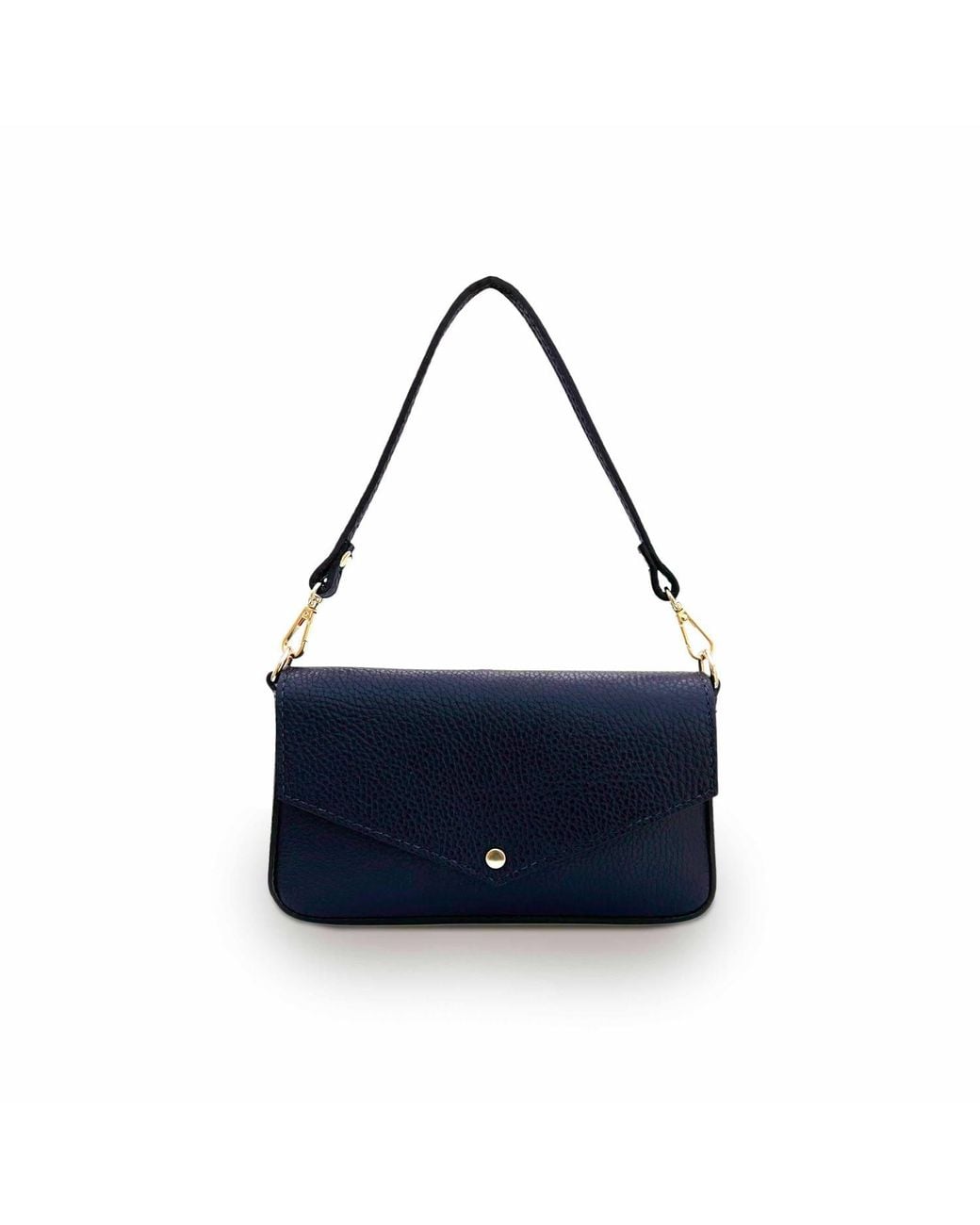 Apatchy London Blue The Munro Leather Shoulder Bag