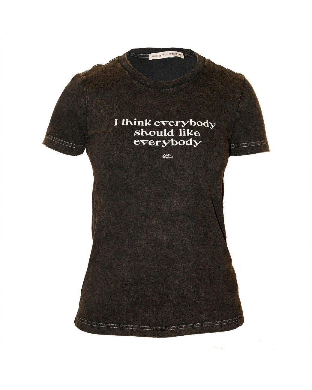 Love and Nostalgia Black Love Everybody' Print Tee